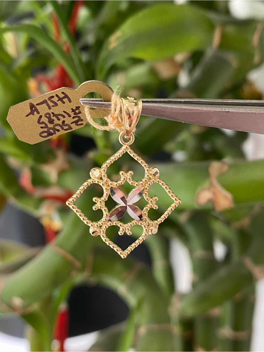 14k TwoTone Gold Pendant